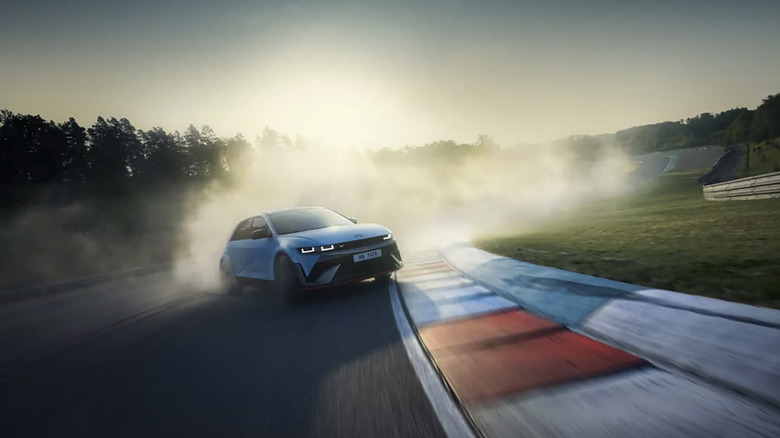 2024 Hyundai Ioniq 5 N driving road