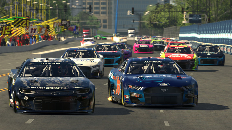 eNASCAR on Chicago Street Course