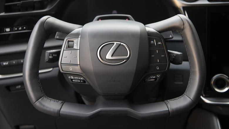 Lexus steer-by-wire yoke
