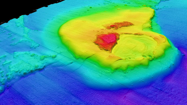 Bathymetry map