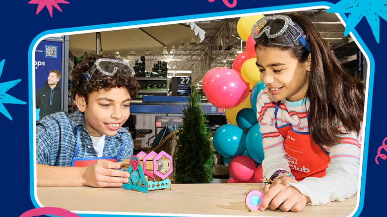 MrBeast Swarm workshop at Lowe's registration page