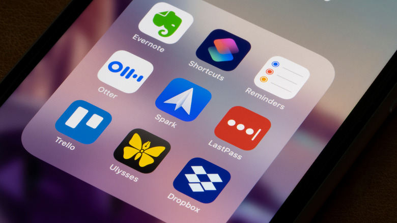 Ulysses app on an iphone screen