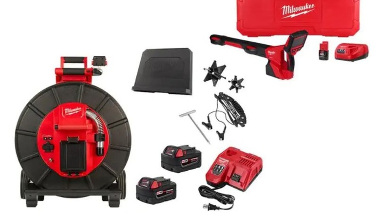 Milwaukee M18 Pipeline inspector and accessories