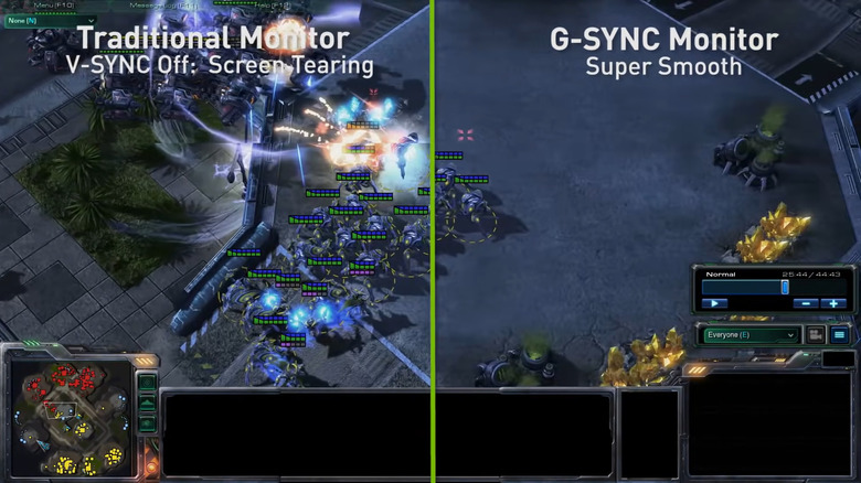 G-Sync comparison shot