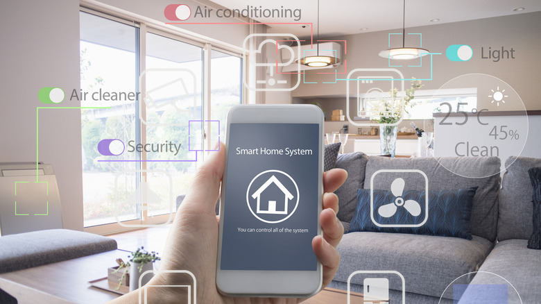 depiction of a smart home