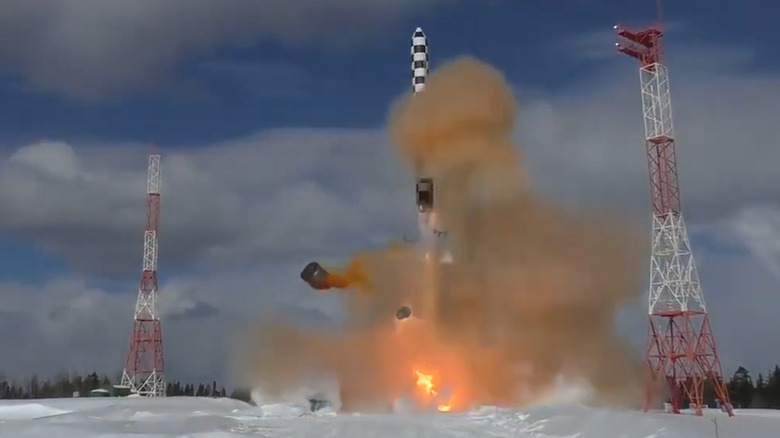 rs-28 sarmat satan II launch test
