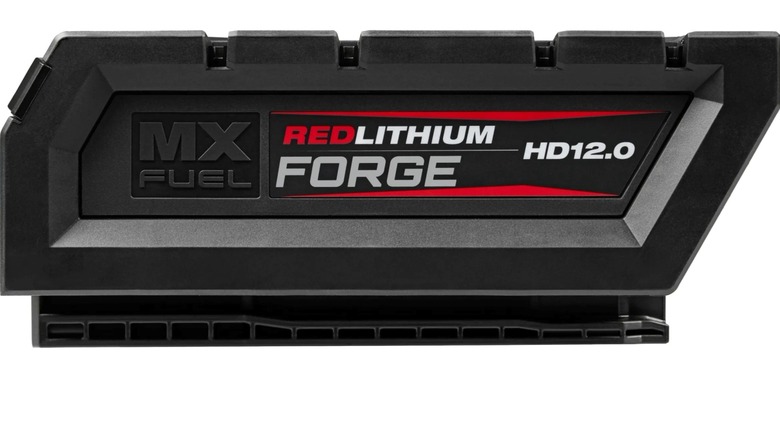 Milwaukee's MX Fuel 12.0Ah battery.
