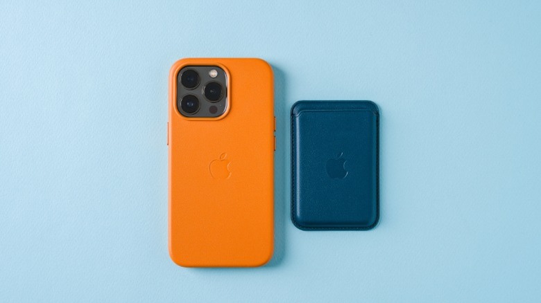 iPhone case and a wallet accessory