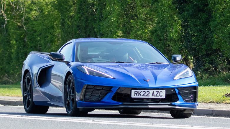 A 2022 Chevrolet Corvette Stingray.