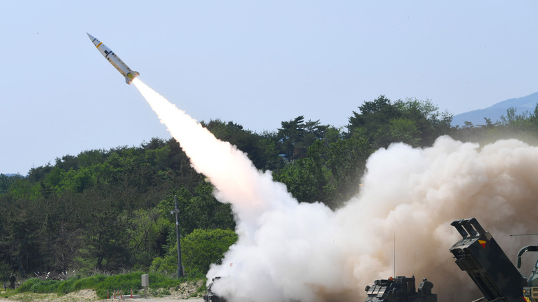 A training exercise between South Korea and the U.S. showcases an interceptor missile intended to counter North Korean ICBMs.
