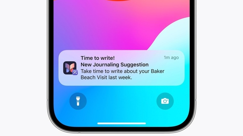 iPhone iOS 17 Journal