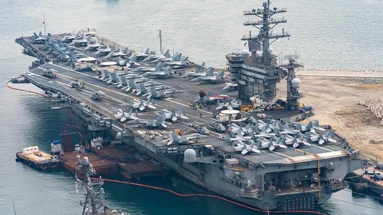 USS Nimitz aircraft carrier