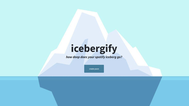 The Icebergify homepage