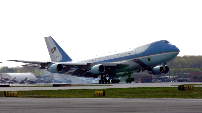 Air Force One taking off