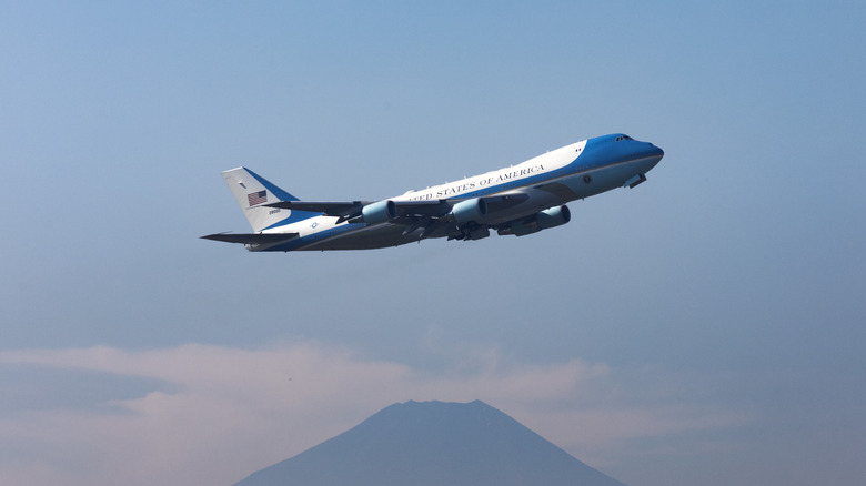 Air Force One in flight
