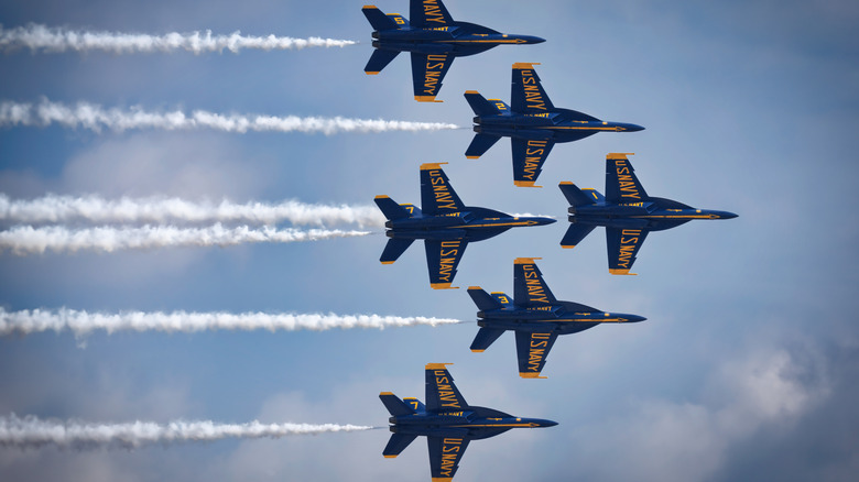 Blue Angels Super Hornet air show