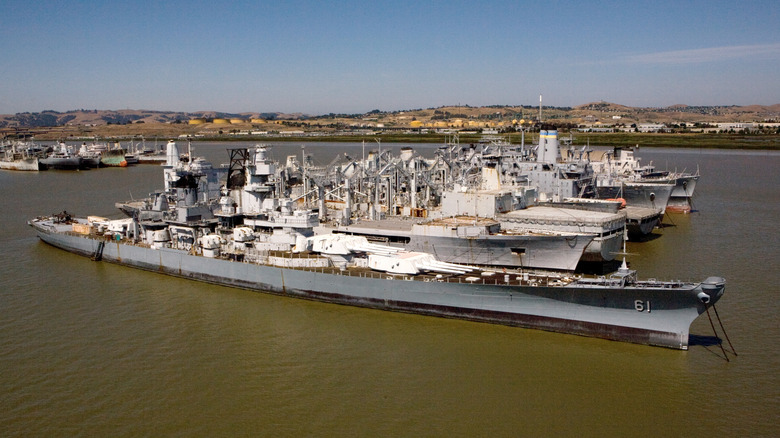Reserve fleet in Suisun Bay