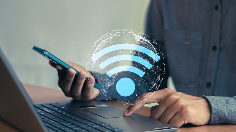 public Wi-Fi connection