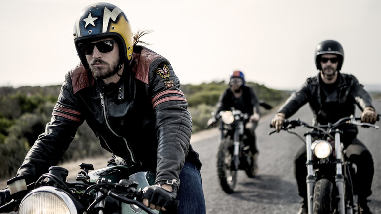 Group of motorcycle riders