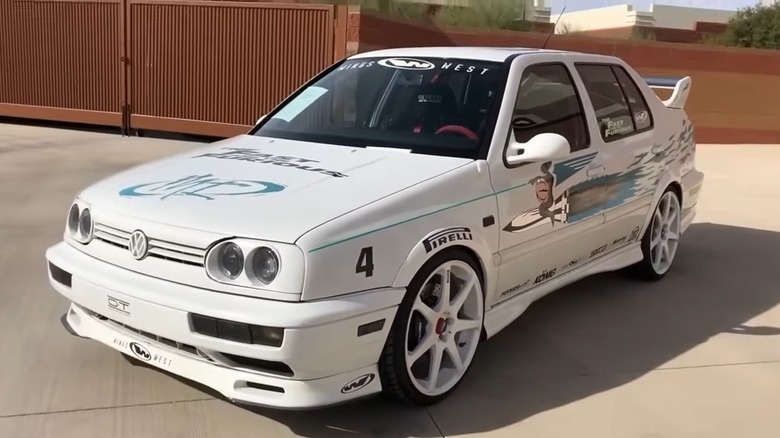 1995 Volkswagen Jetta "Hero" car from The Fast and the Furious, front-left view