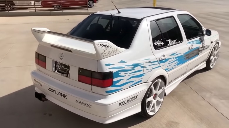 1995 Volkswagen Jetta "Hero" car from The Fast and the Furious, rear-right view