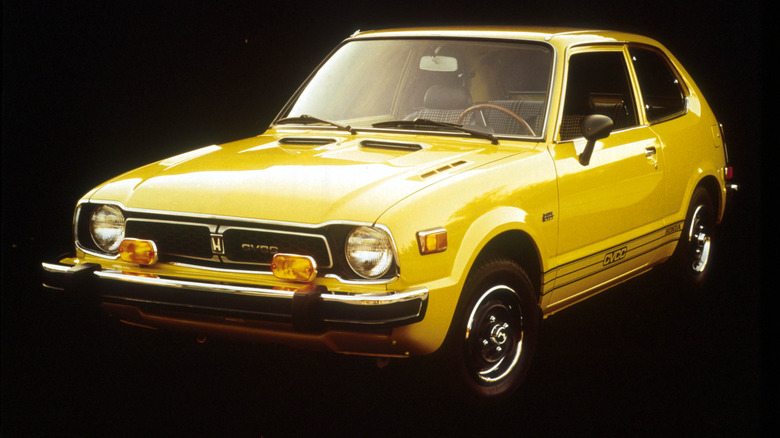 1974 Honda Civic CVCC front side