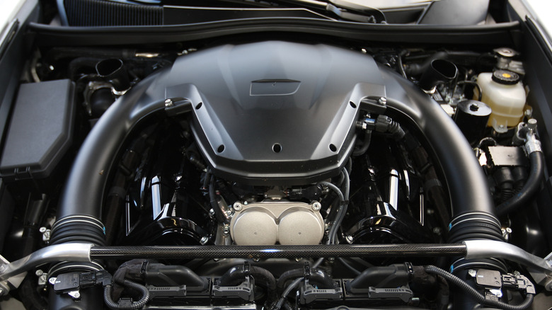 Lexus LFA engine bay