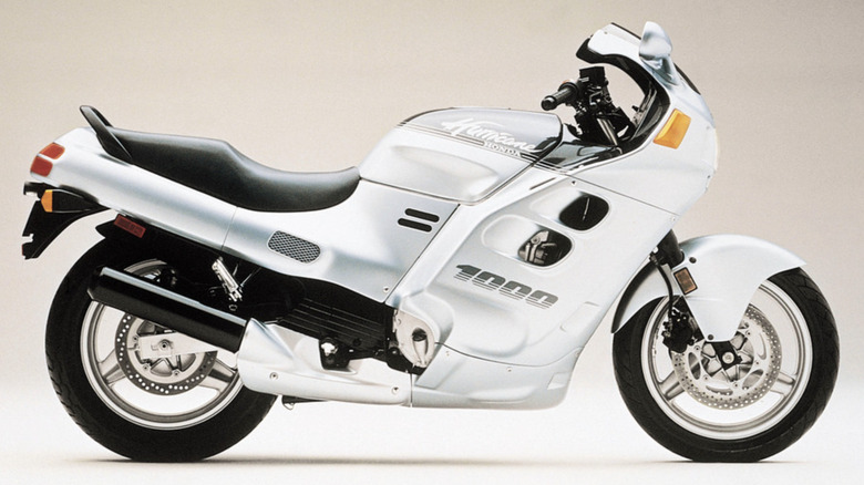 White Honda CBR1000F