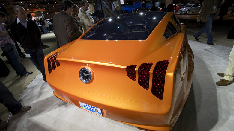 Back of the Giugiaro Ford Mustang