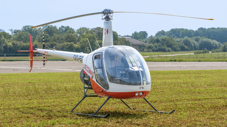 Robinson R22 at the Sint Truiden Aero Club