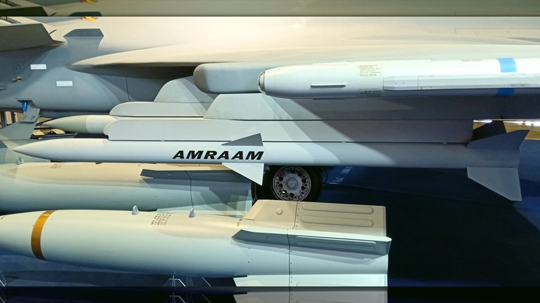 An AIM-120 AMRAAM Missile