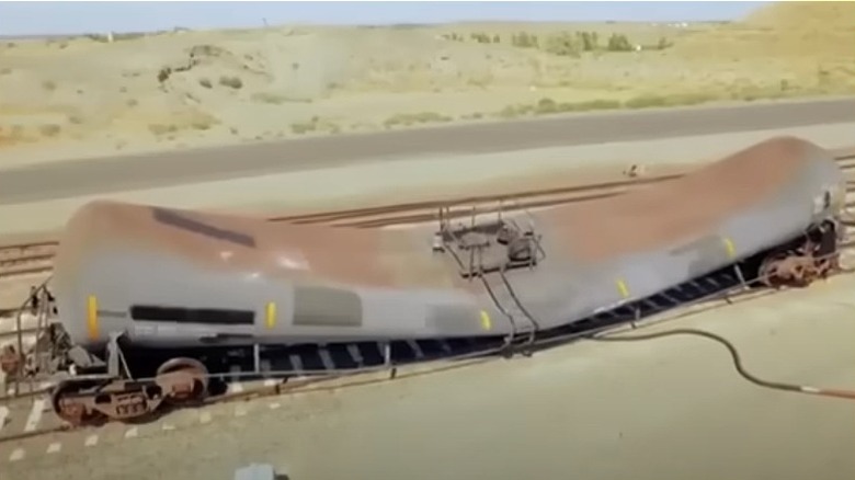 Tanker implosion