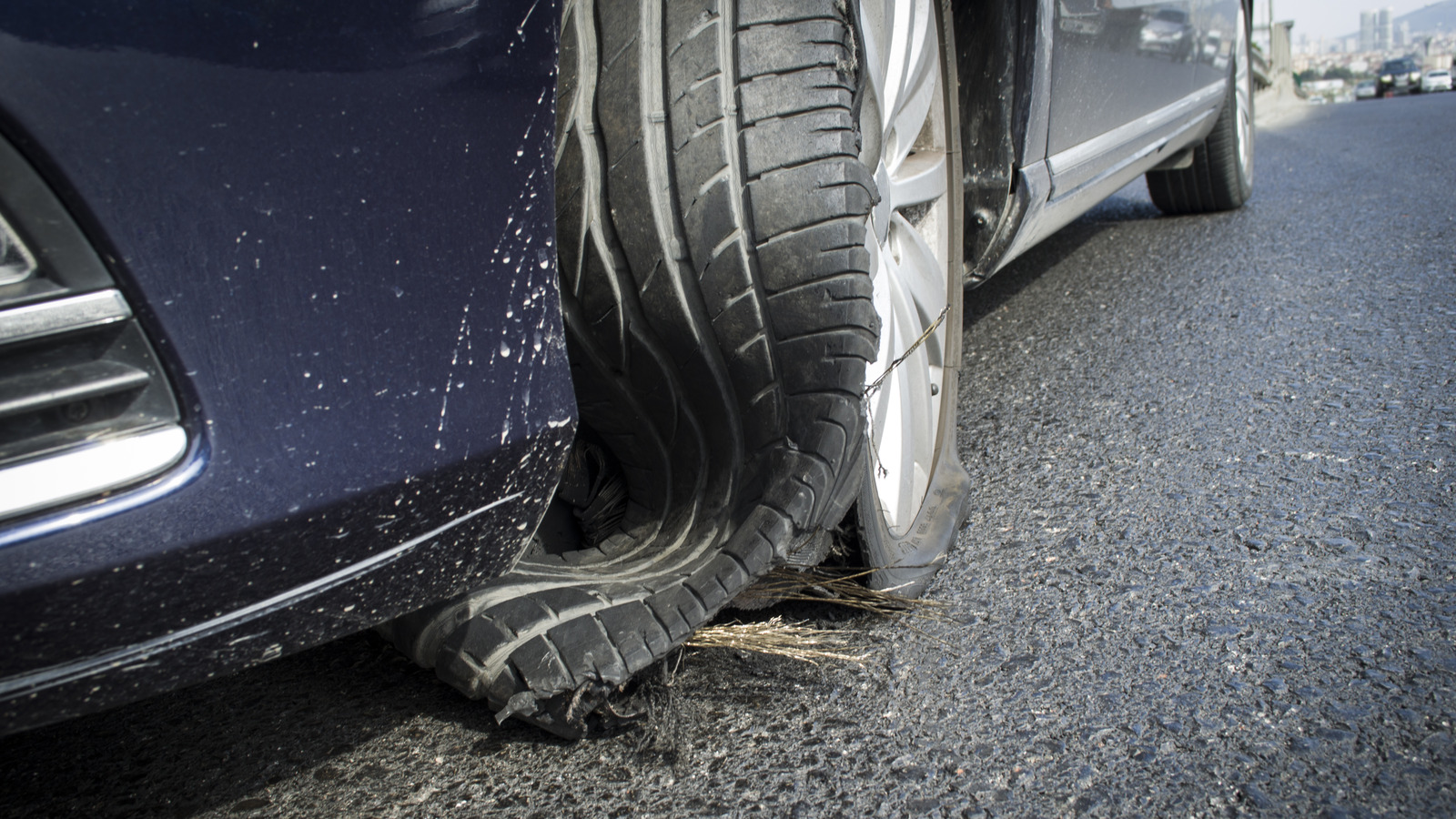 What Really Happens When A Car Tire Fails