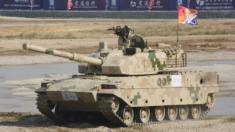ZTQ-15 Main Battle Tank parked field