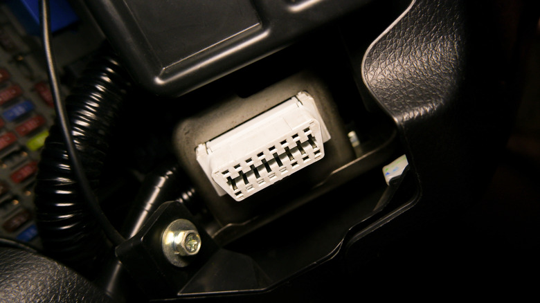OBD-II port of a vehicle