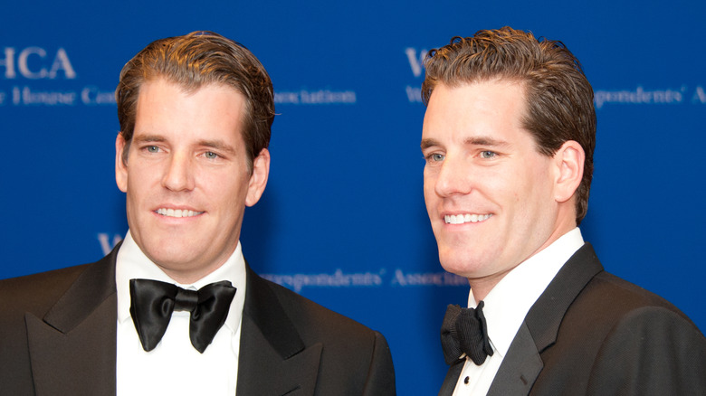 tyler and cameron winklevoss smiling