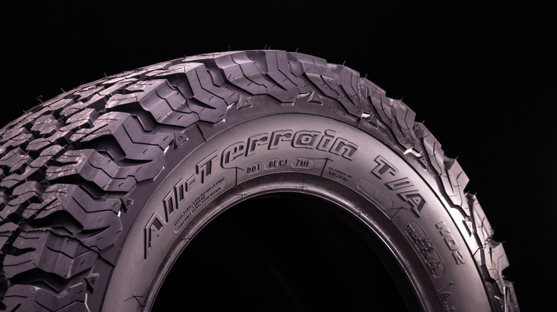 Sidewall of an All-Terrain tire