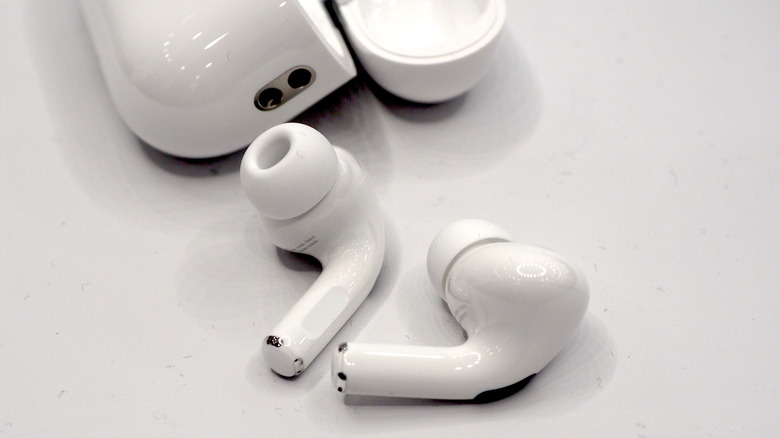 AirPods pro outside of case