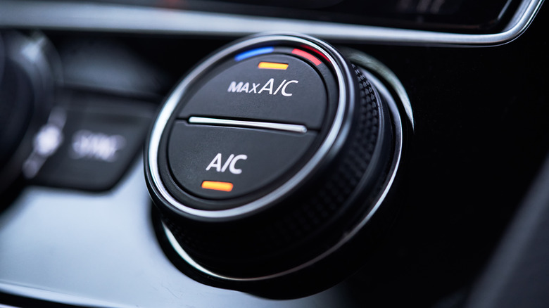 car A/C dial