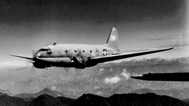 Curtiss C-46 Flying the Hump in World War II