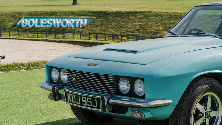 Close-up shot of a 1960's Jensen FF