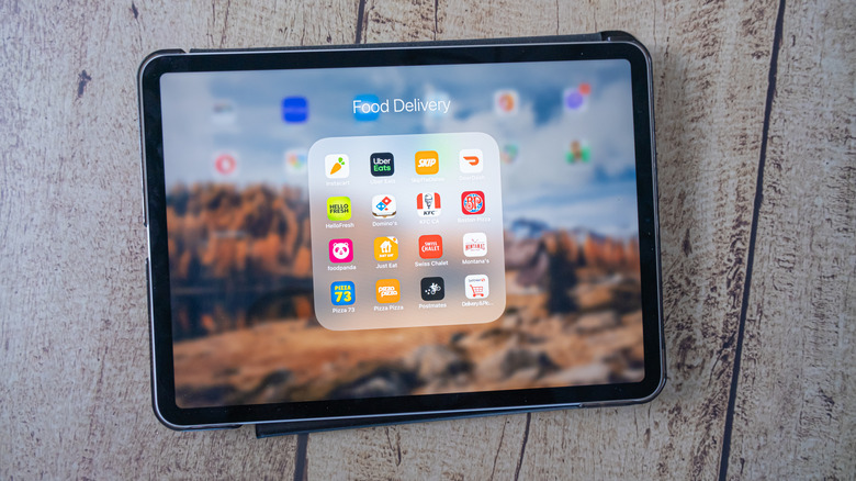 An Apple iPad Pro on a desk.