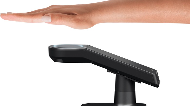 Amazon One hand scanner