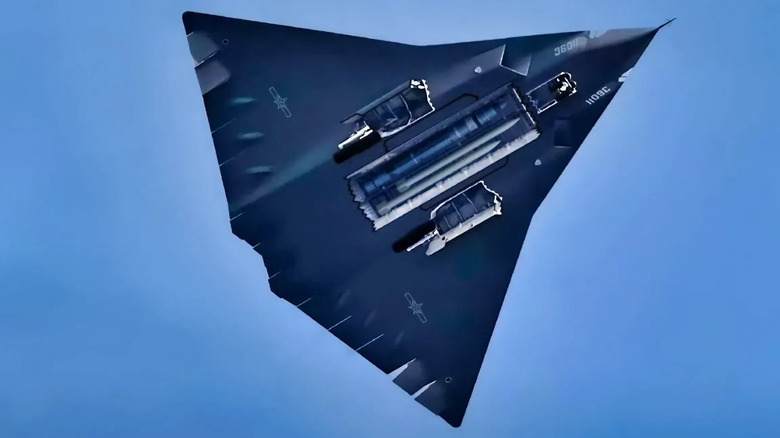 chinese j36 fighter takes a test flight