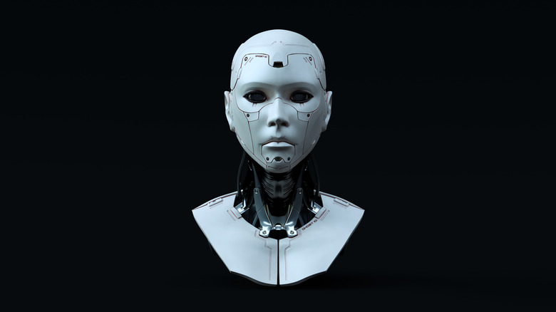 3D cyborg render