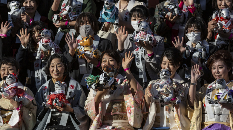 Shichi-Go-San ceremony for Aibo robots