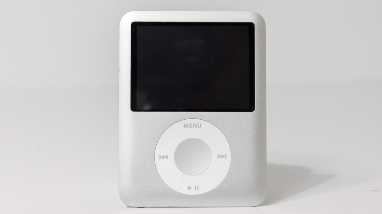white iPod Nano