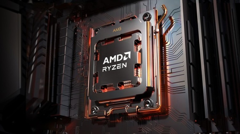 Visual representing AMD Ryzen processor