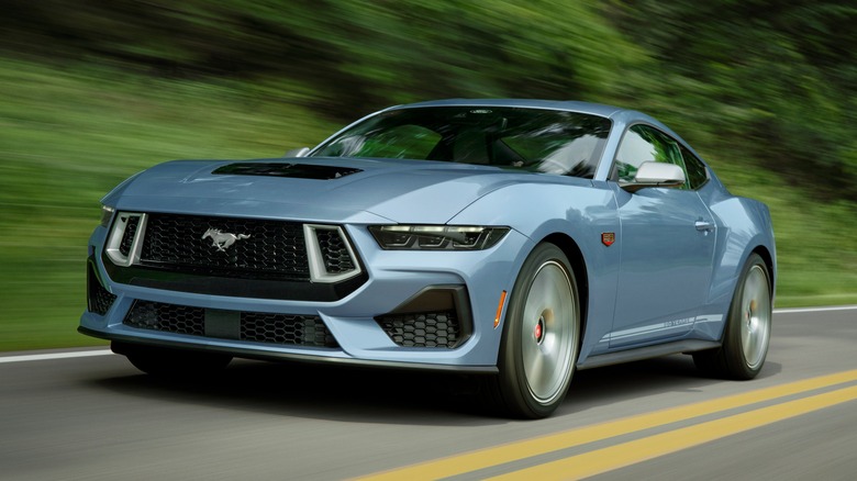 2025 Ford Mustang 60th Anniversary on the road
