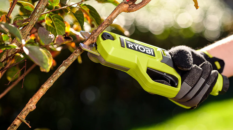 Ryobi's latest USB Lithium pruning shears